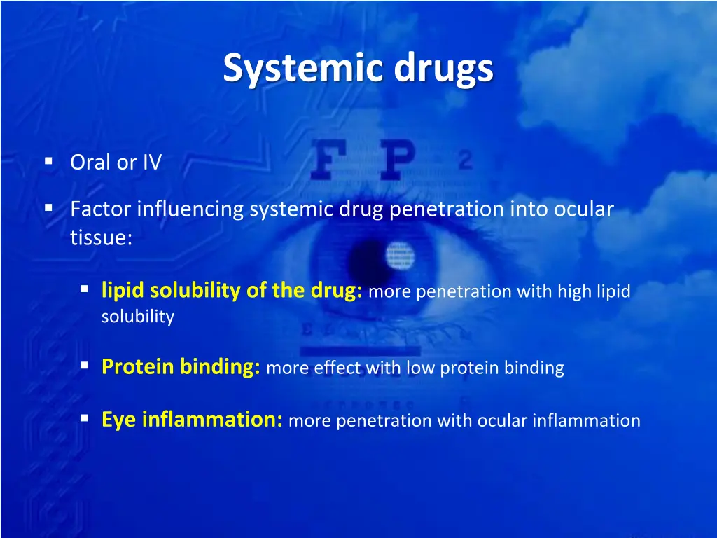 systemic drugs