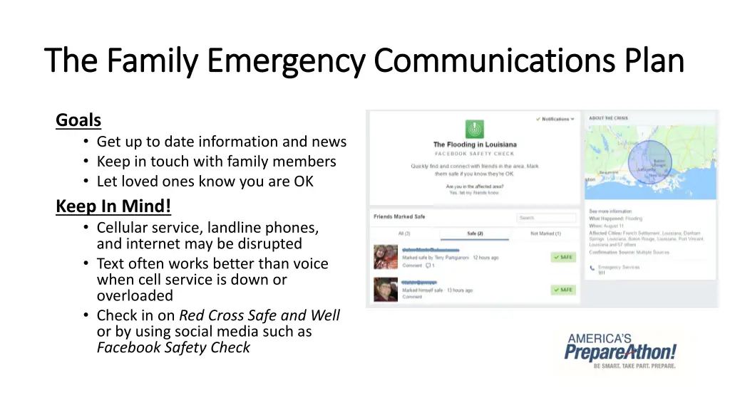 the family emergency communications plan 1