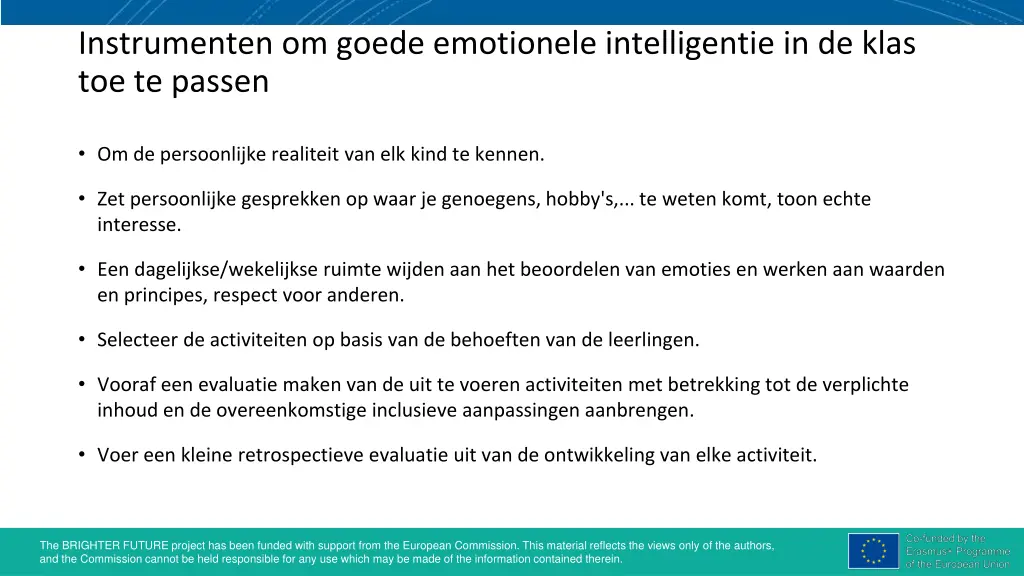 instrumenten om goede emotionele intelligentie