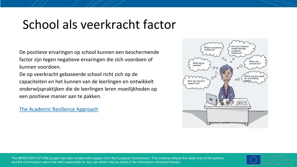 school als veerkracht factor