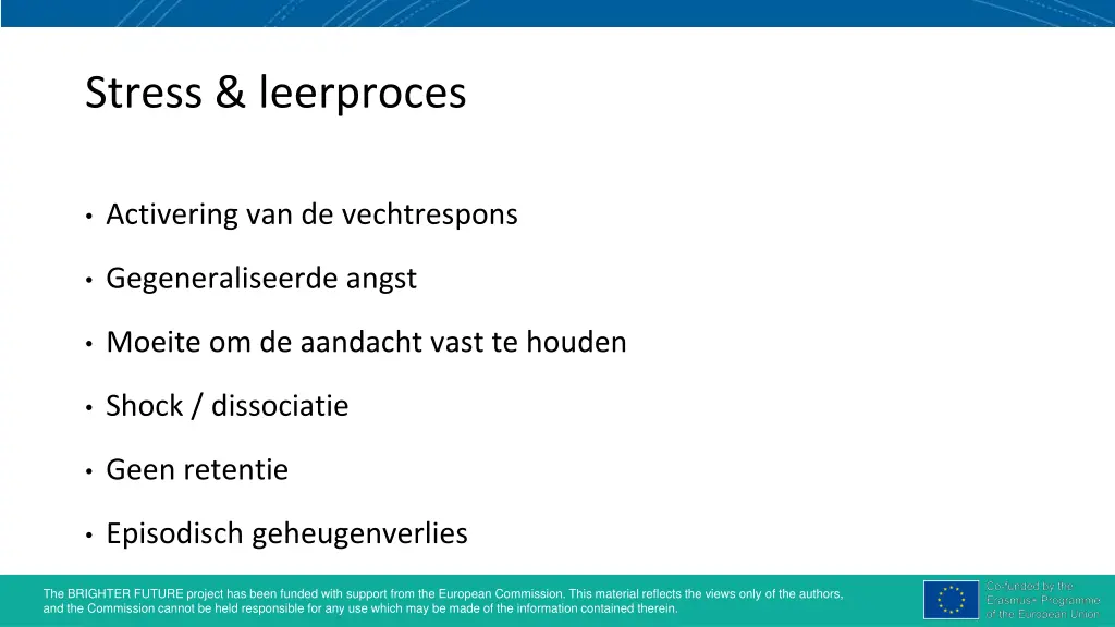 stress leerproces