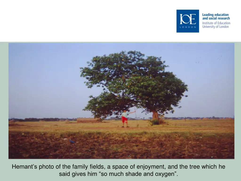 hemant s photo of the family fields a space