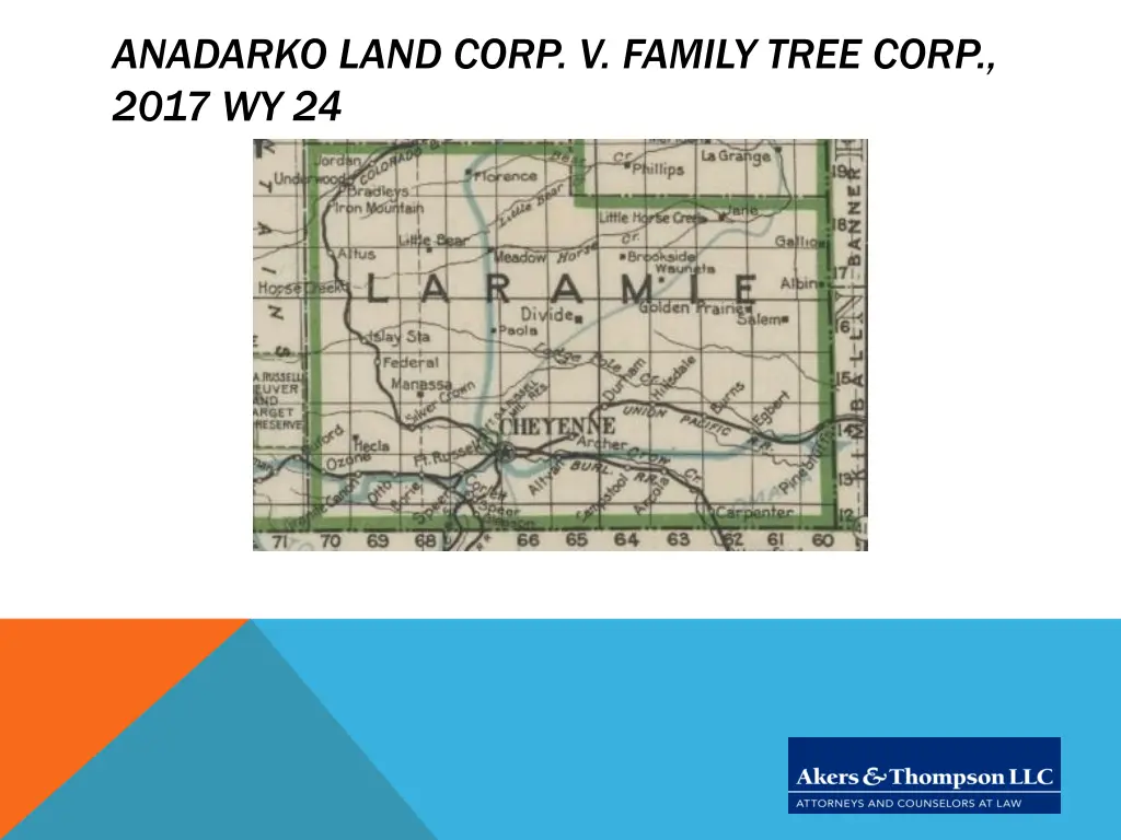 anadarko land corp v family tree corp 2017 wy 24