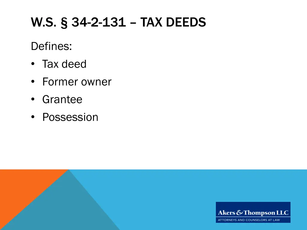 w s 34 2 131 tax deeds