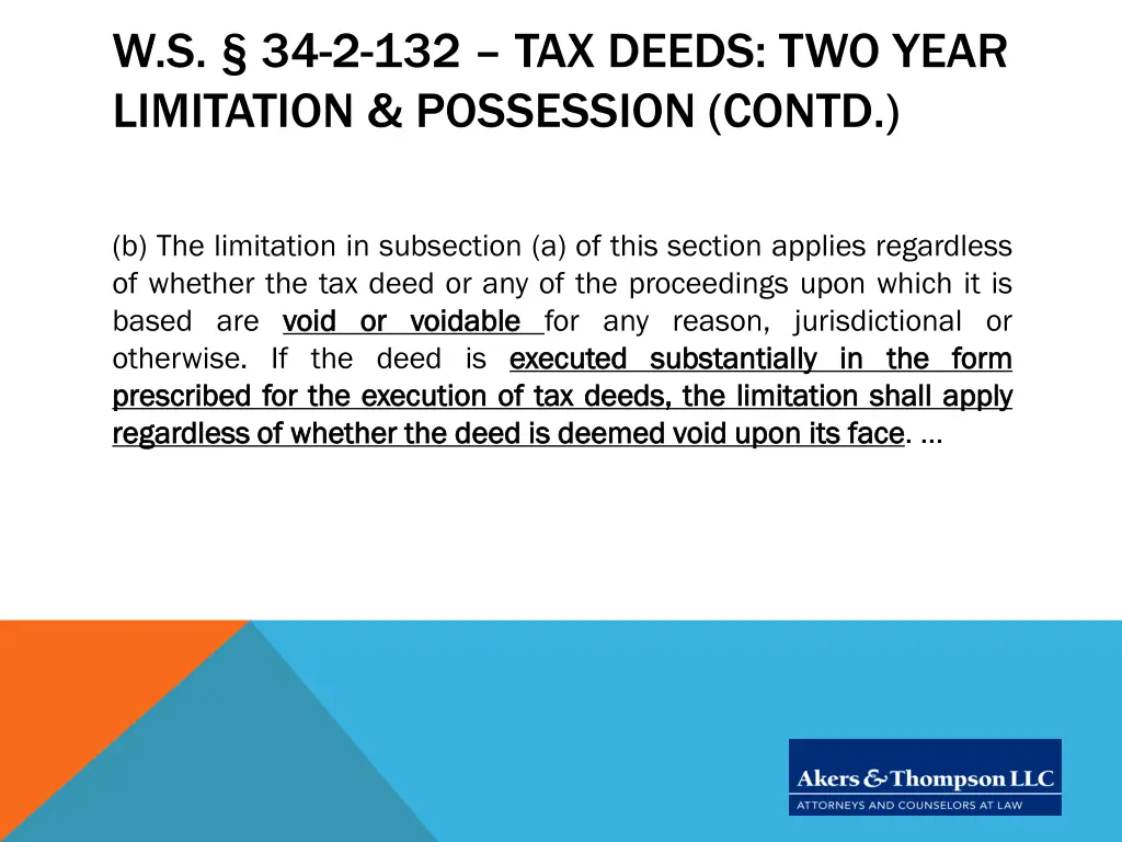 w s 34 2 132 tax deeds two year limitation 1