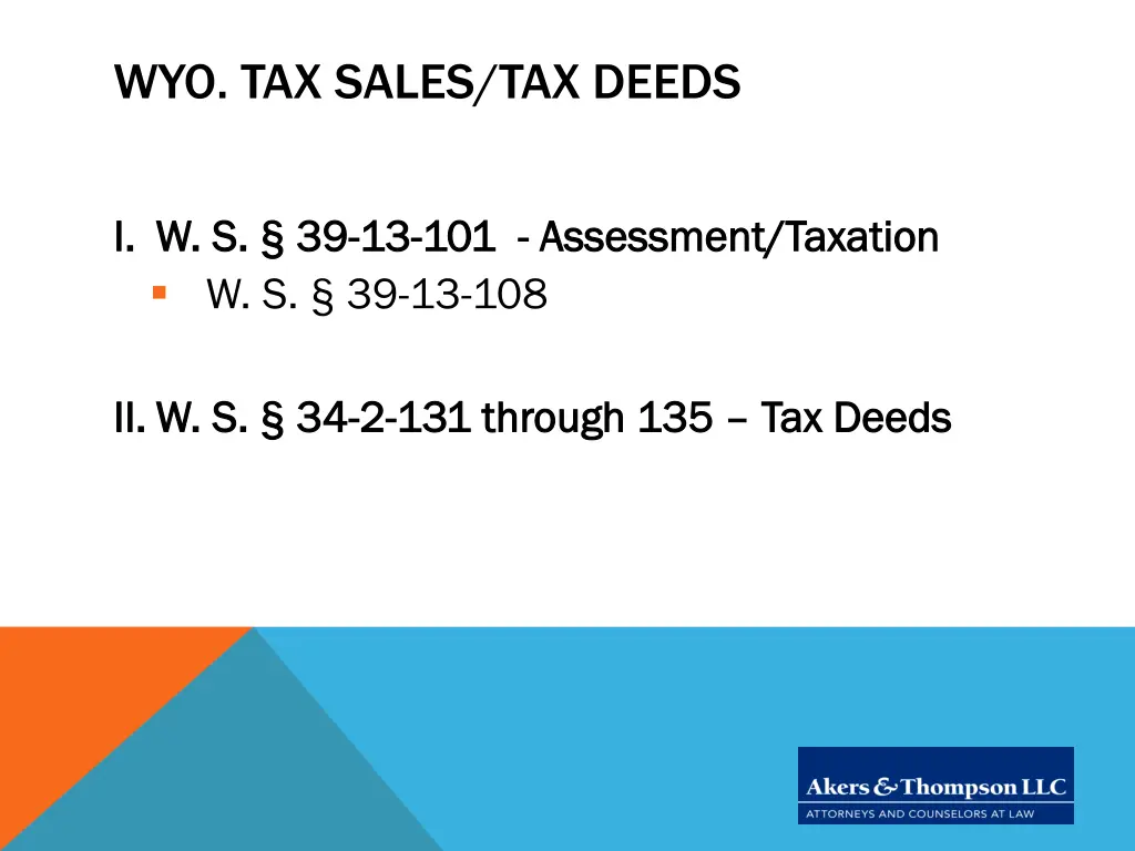 wyo tax sales tax deeds