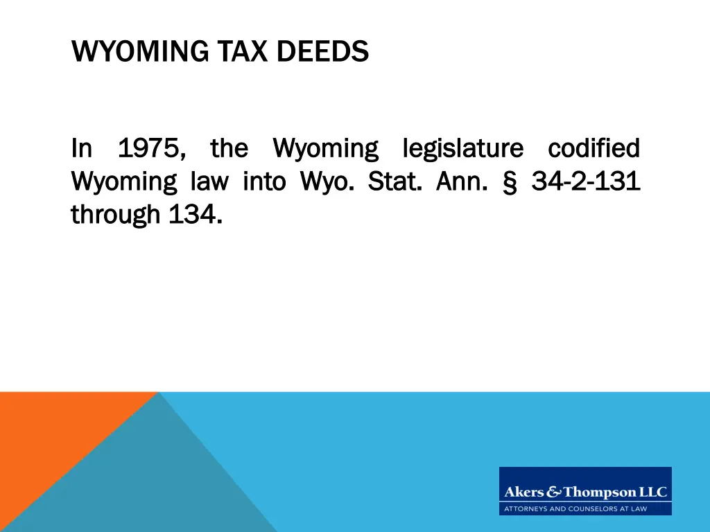 wyoming tax deeds