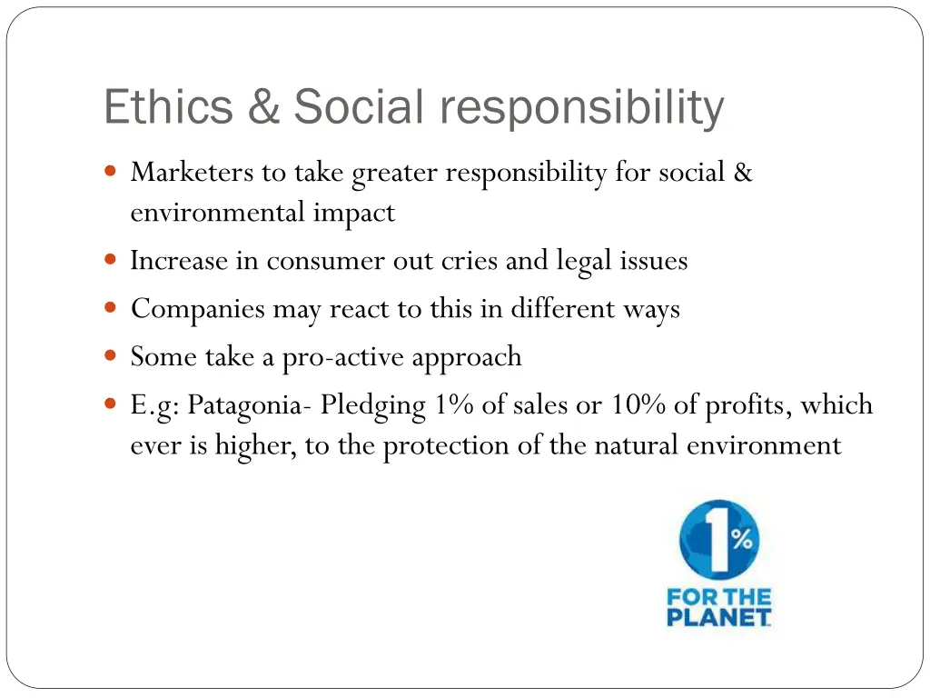 ethics social responsibility