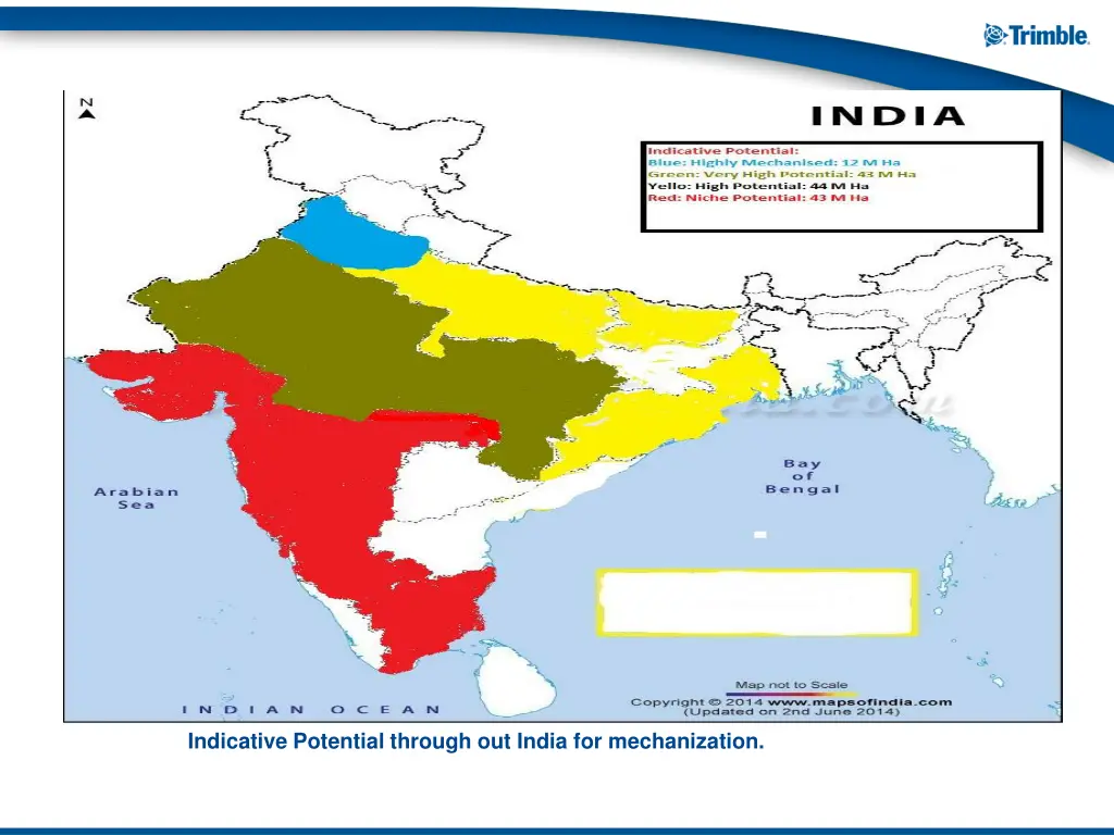 indicative potential through out india