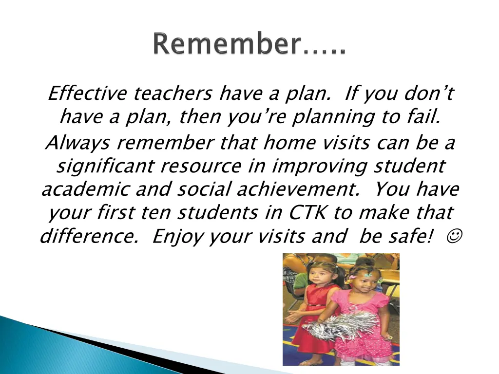 effective teachers have a plan if you don t have