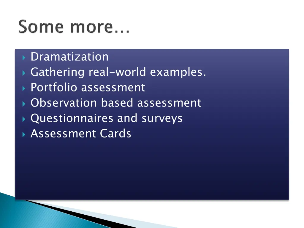 dramatization gathering real world examples
