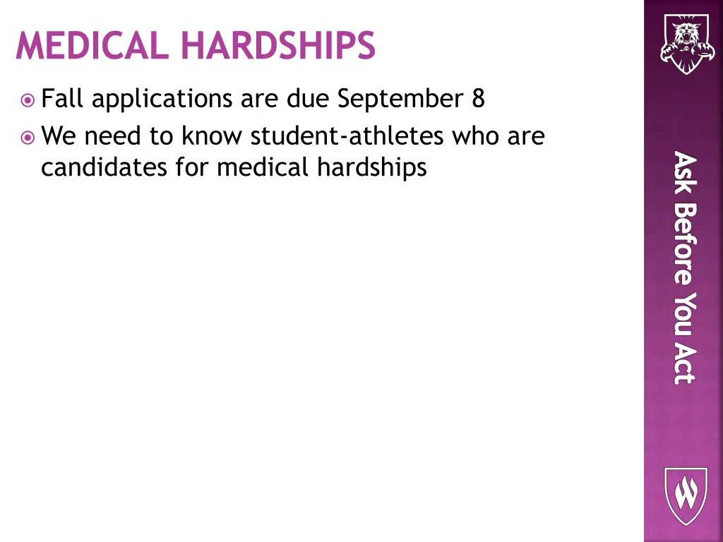 medical hardships