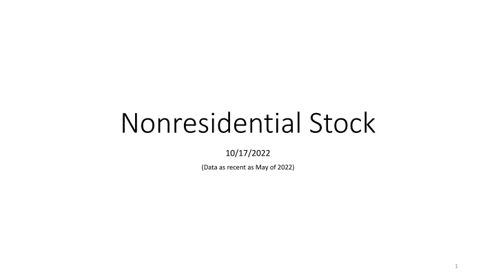 nonresidential stock