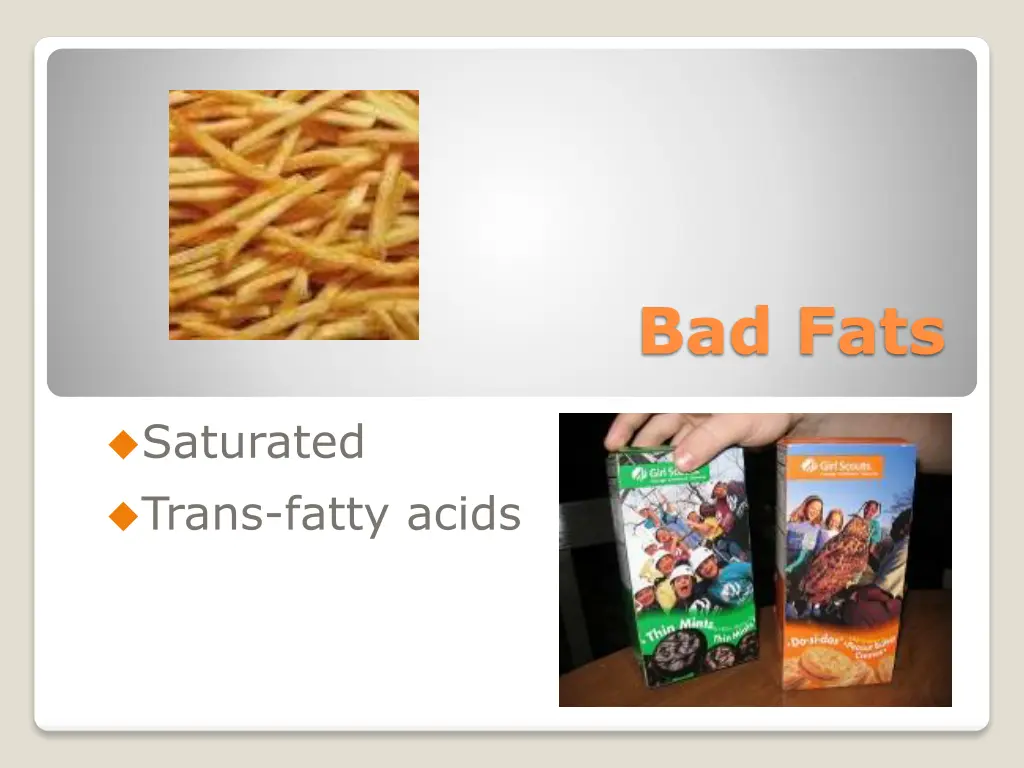 bad fats