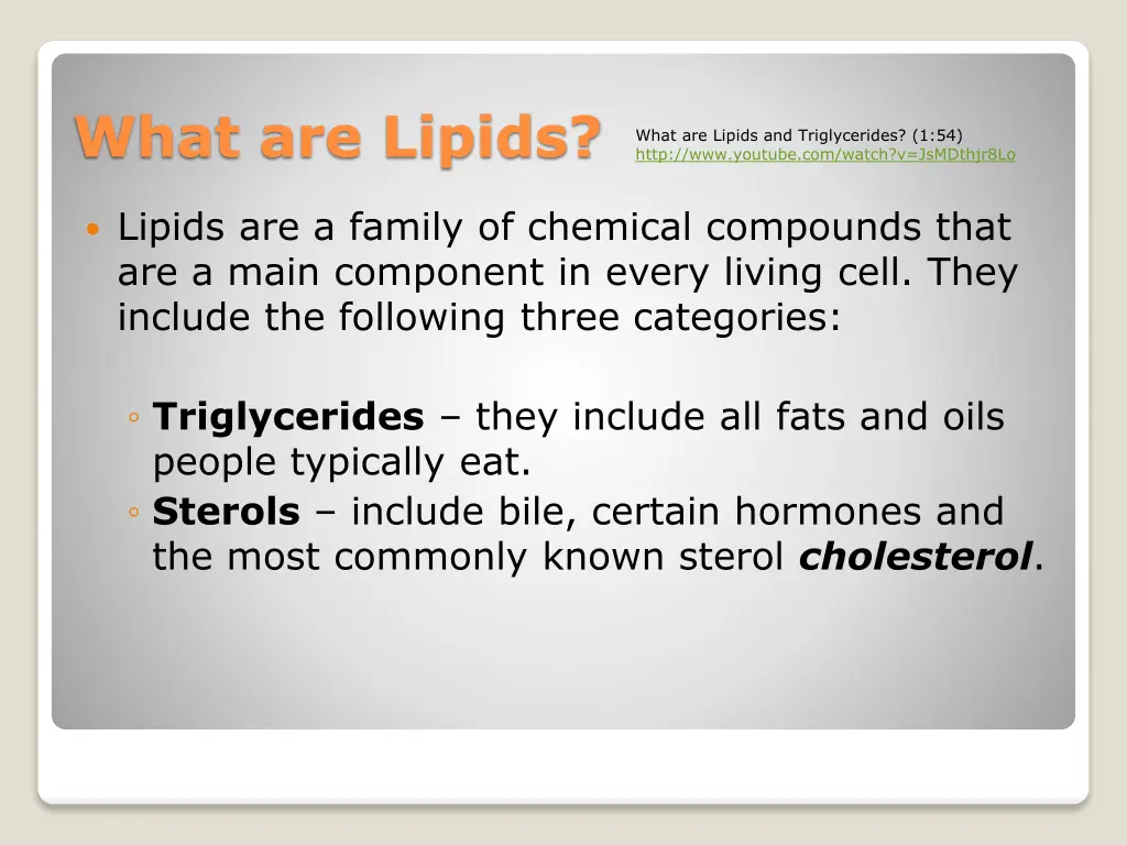 what are lipids