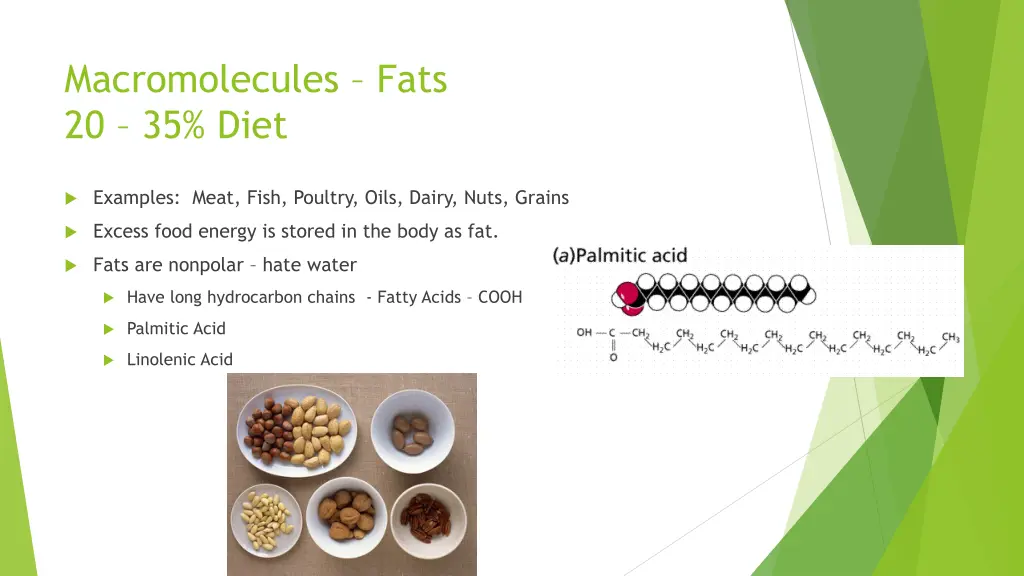 macromolecules fats 20 35 diet