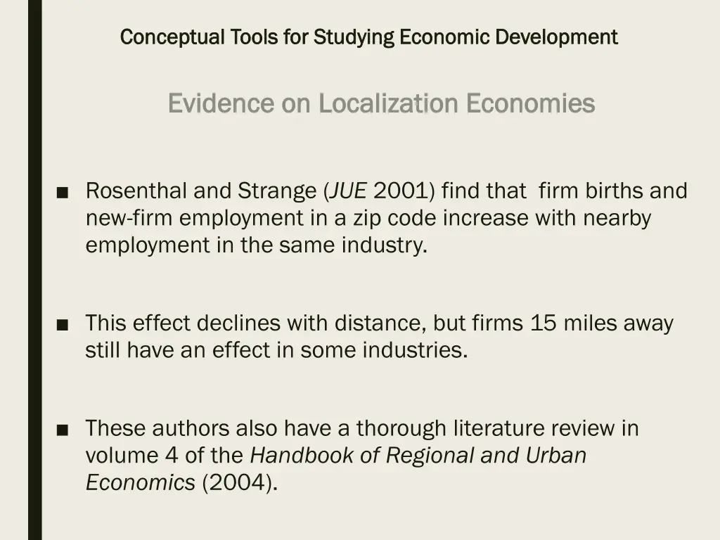 conceptual tools for studying economic 32