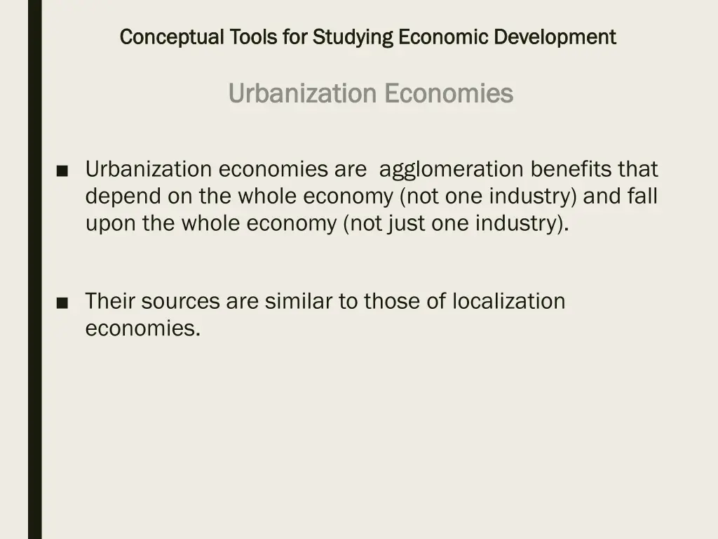 conceptual tools for studying economic 33