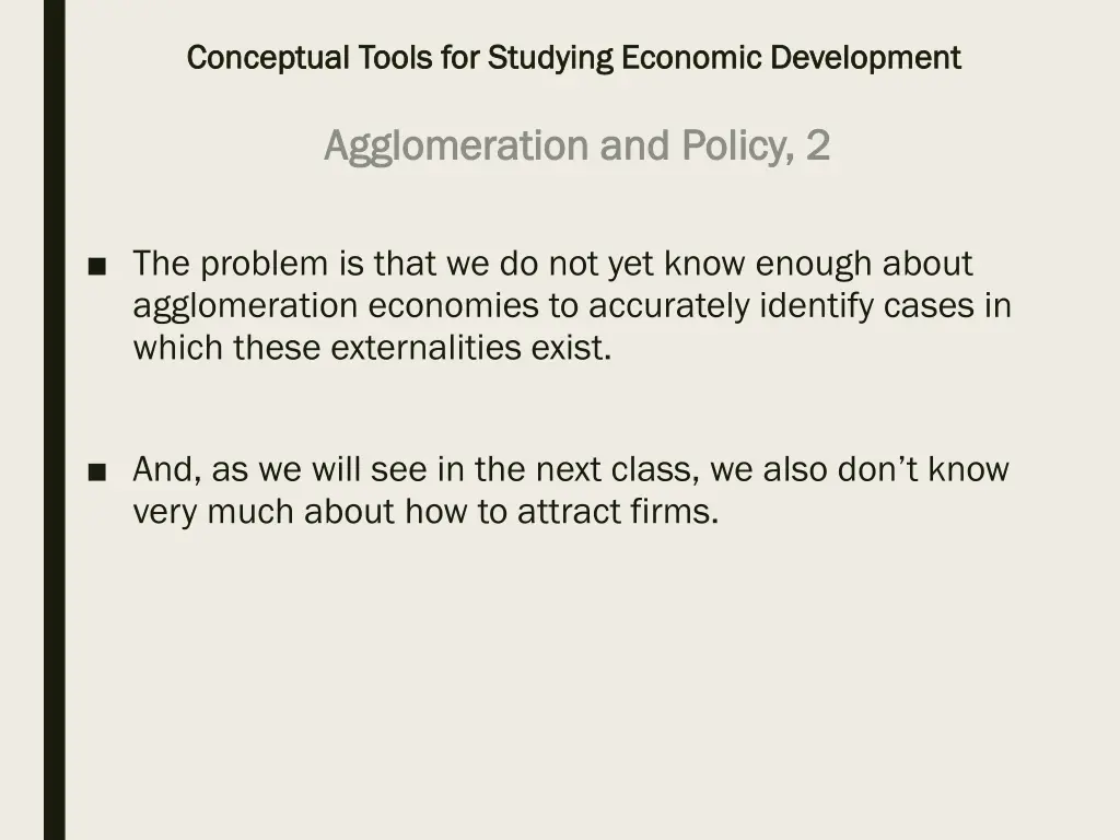 conceptual tools for studying economic 37