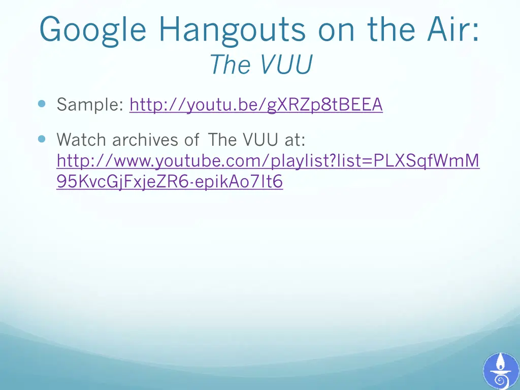 google hangouts on the air the vuu