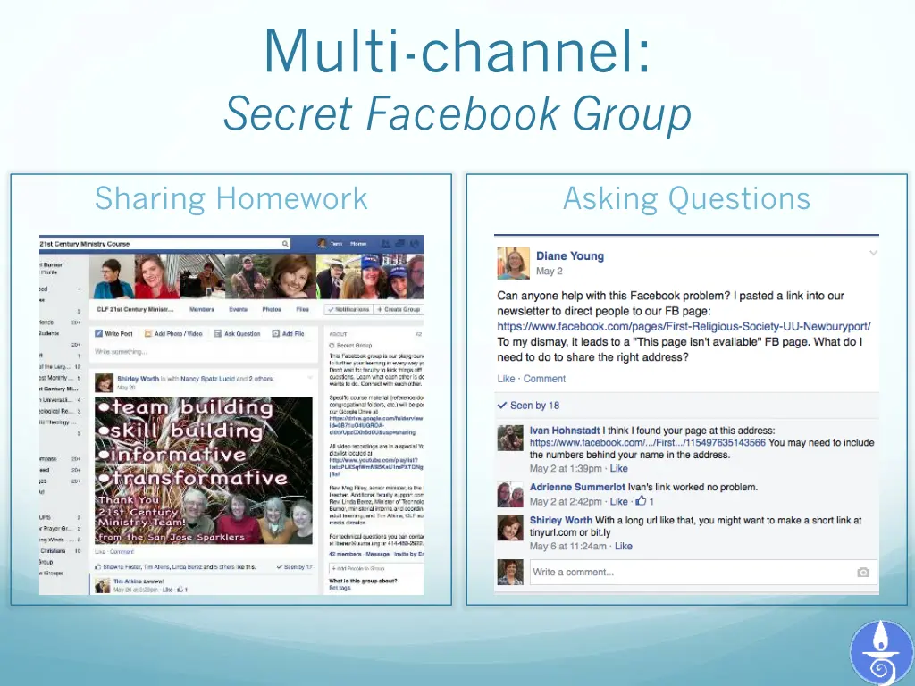 multi channel secret facebook group