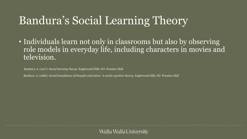 bandura s social learning theory