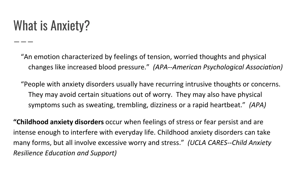 what is anxiety