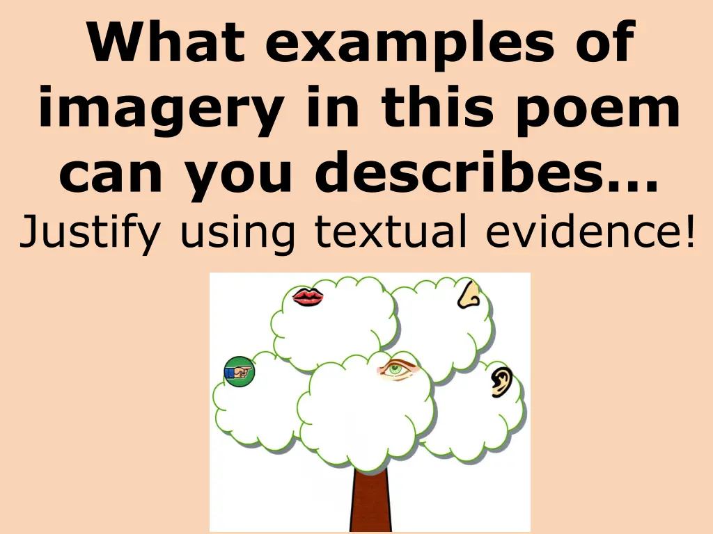 what examples of imagery in this poem