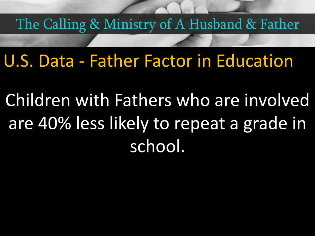 u s data father factor in education 1