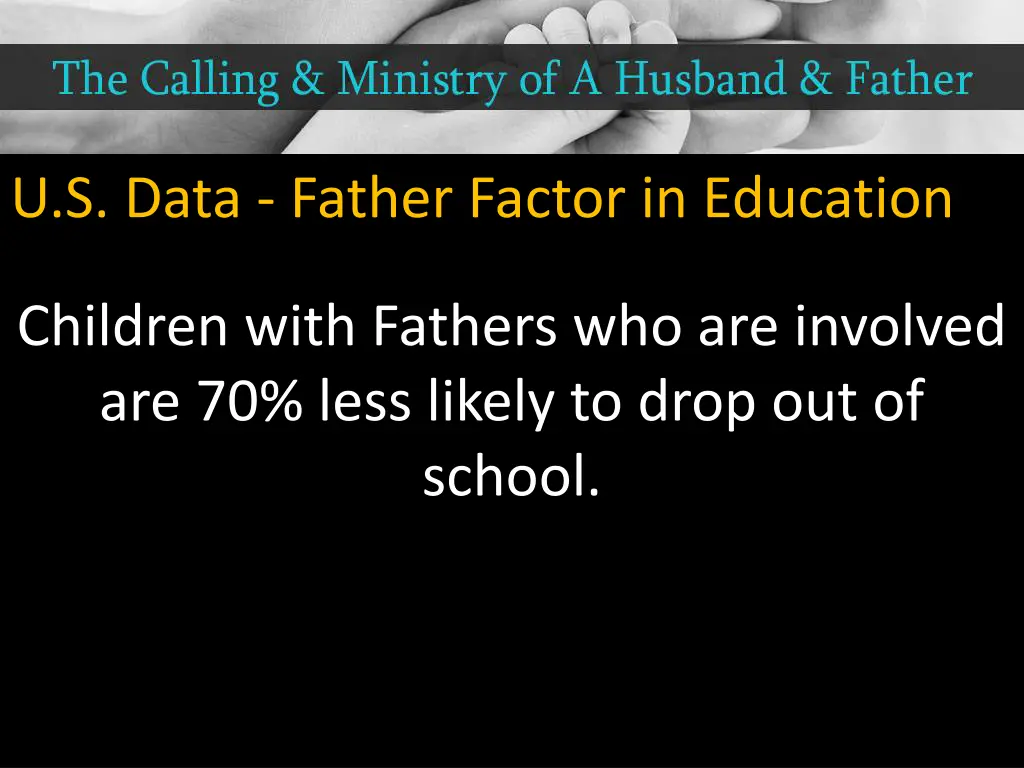 u s data father factor in education 2