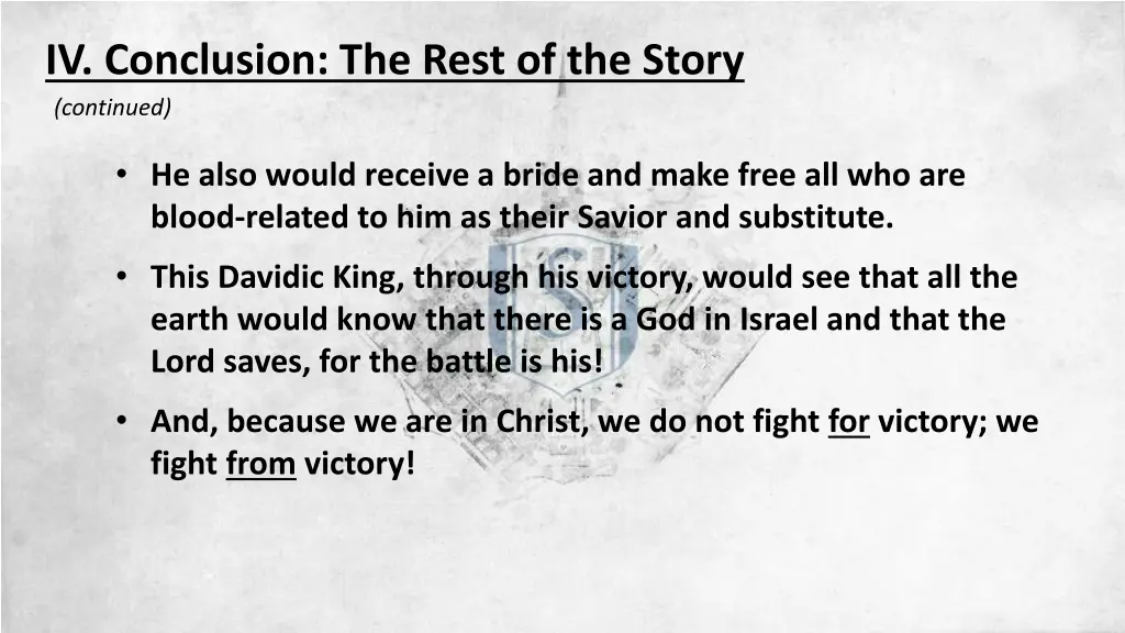 iv conclusion the rest of the story continued 1