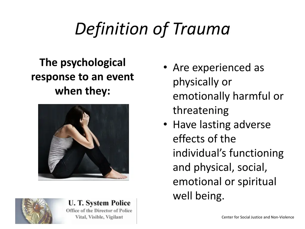 definition of trauma