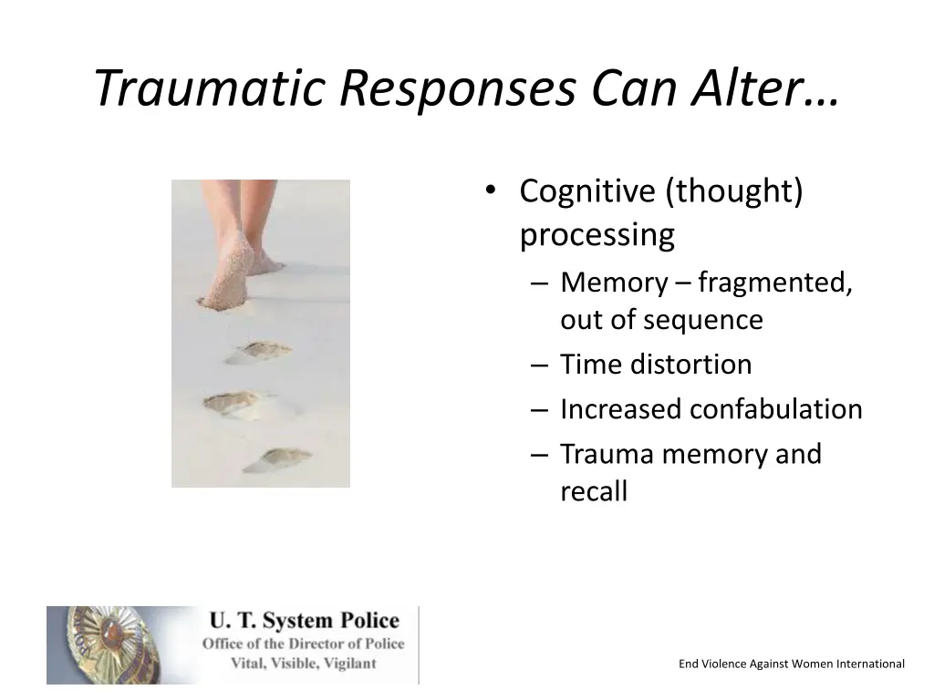 traumatic responses can alter 1