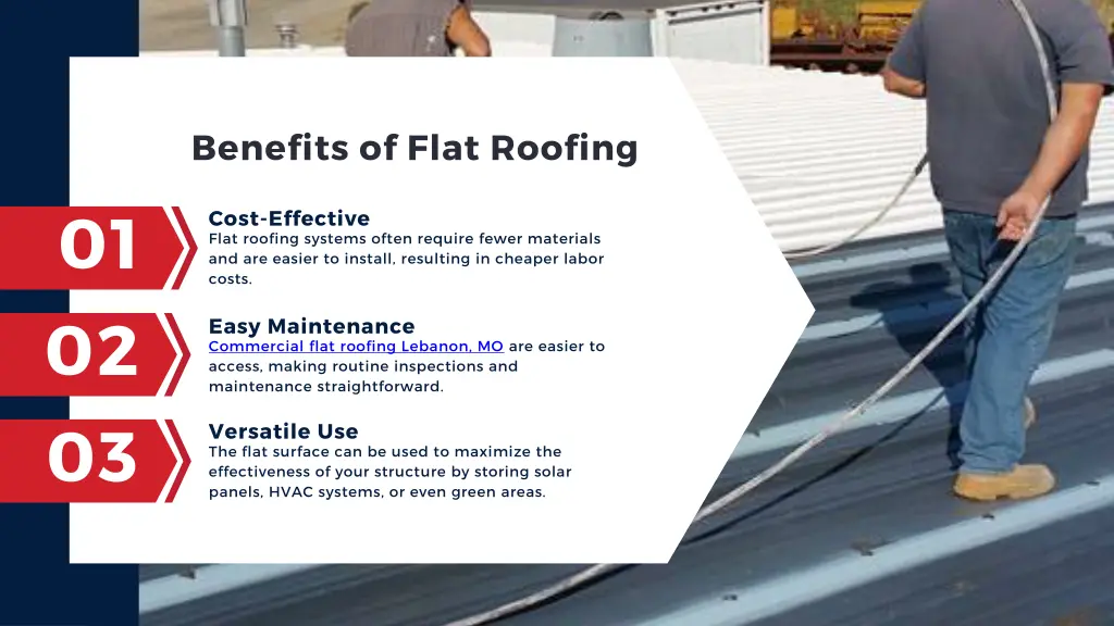 benefits of flat roofing