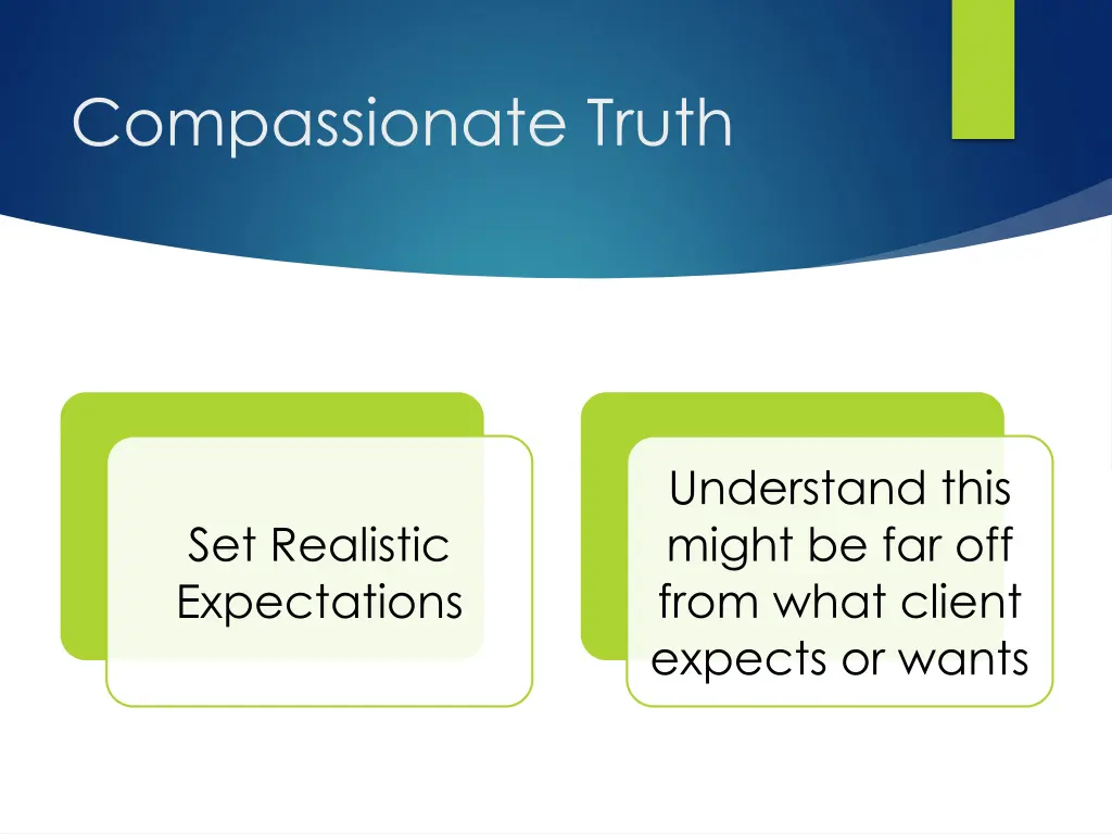 compassionate truth