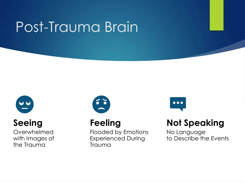 post trauma brain