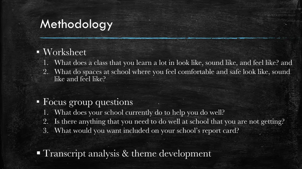 methodology