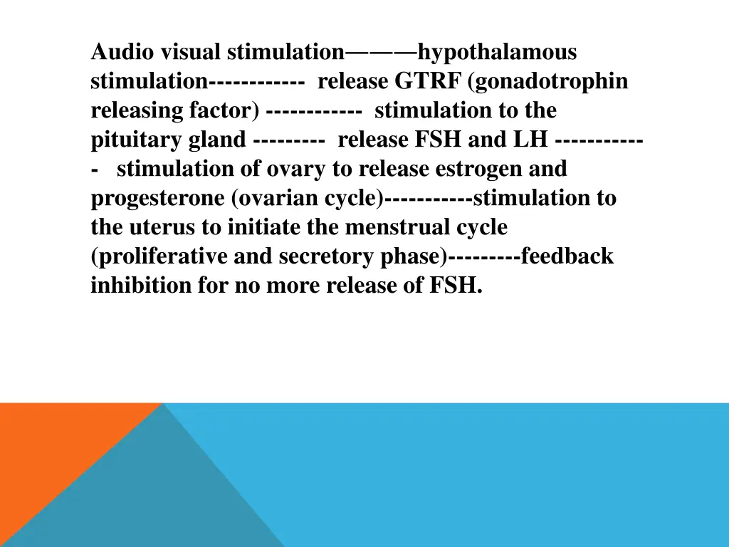 audio visual stimulation hypothalamous