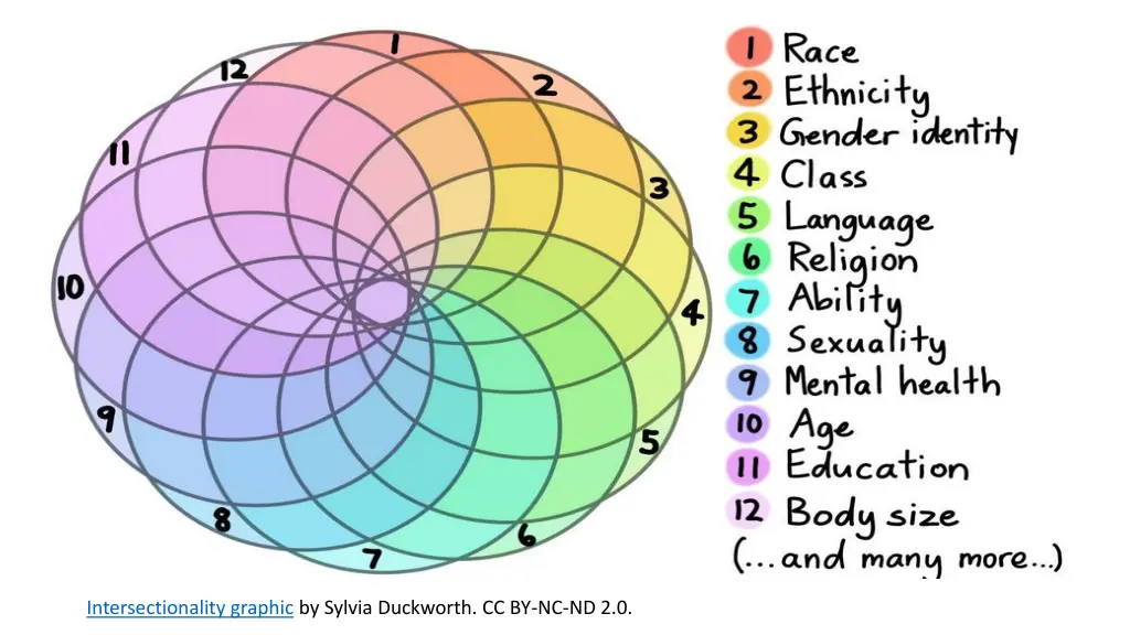 intersectionality graphic by sylvia duckworth