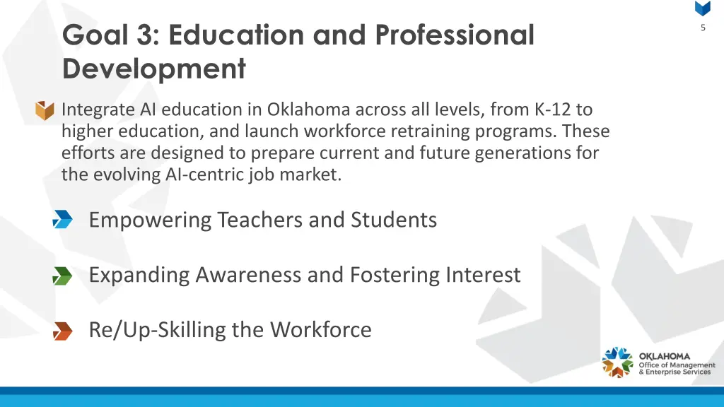 goal 3 education and professional development