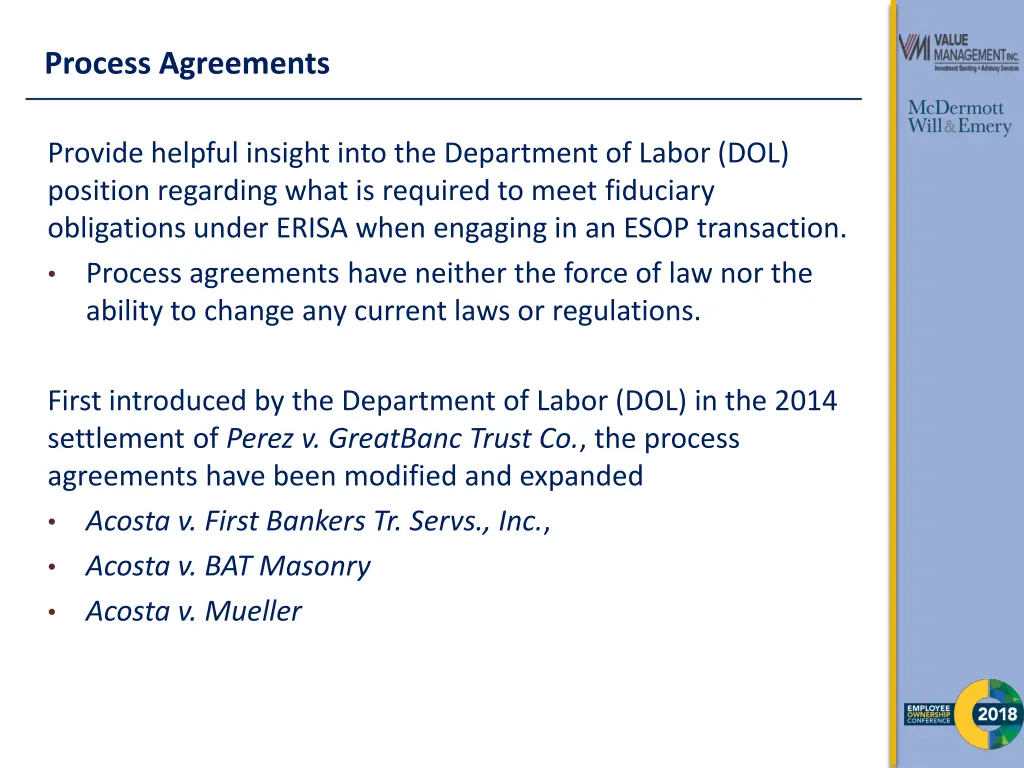 process agreements