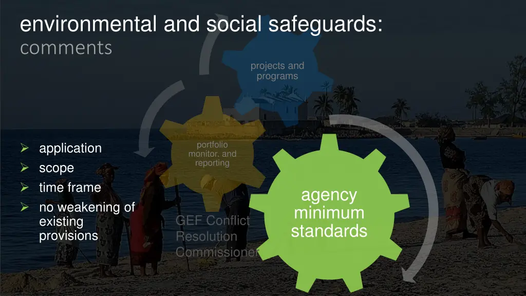 environmental and social safeguards comments