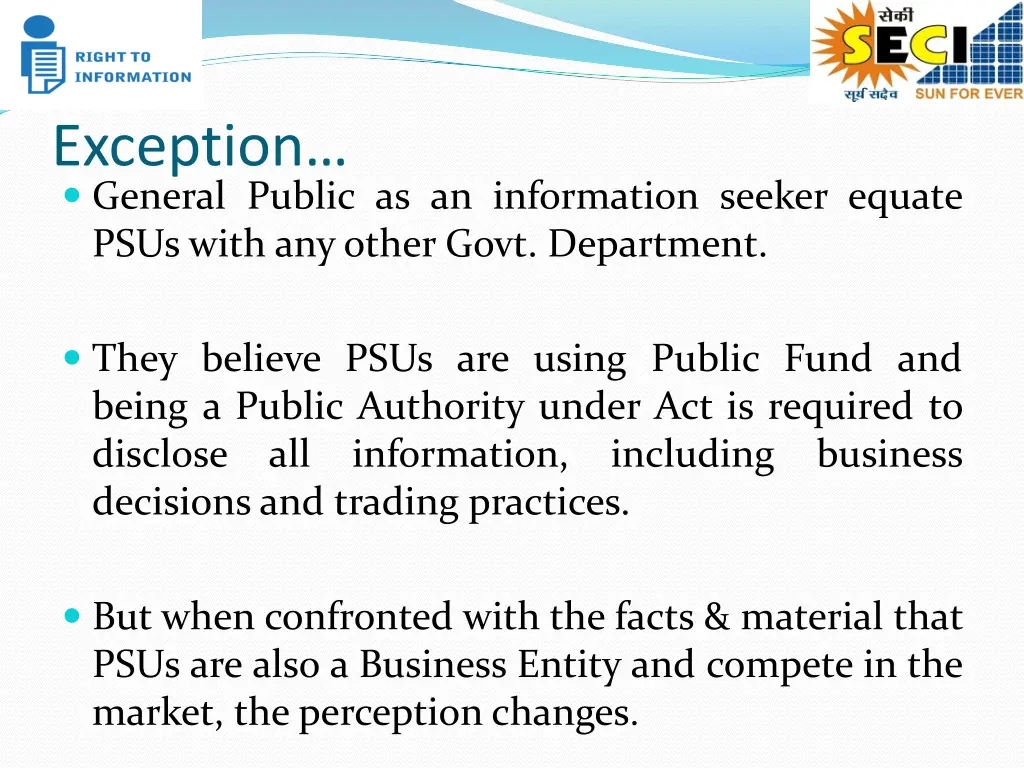 exception general public as an information seeker