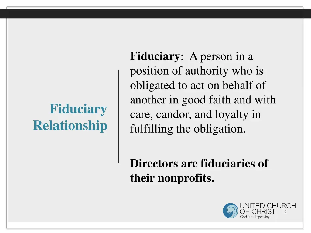 fiduciary a person in a position of authority