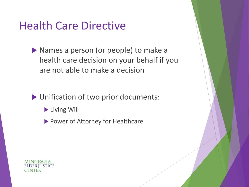 health care directive 1