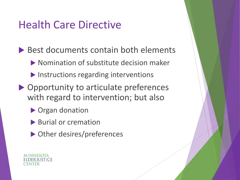 health care directive 2