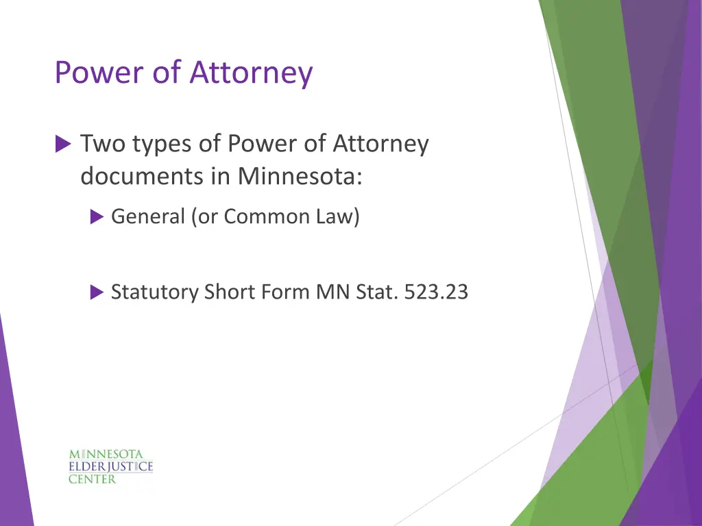 power of attorney 1