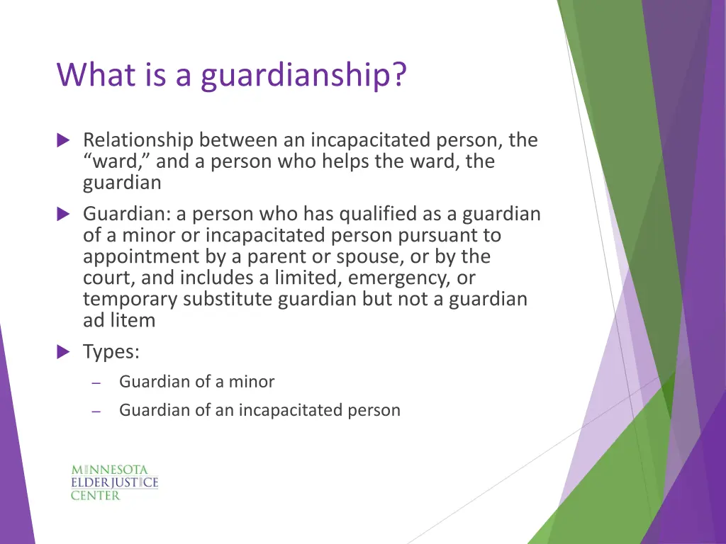 what is a guardianship