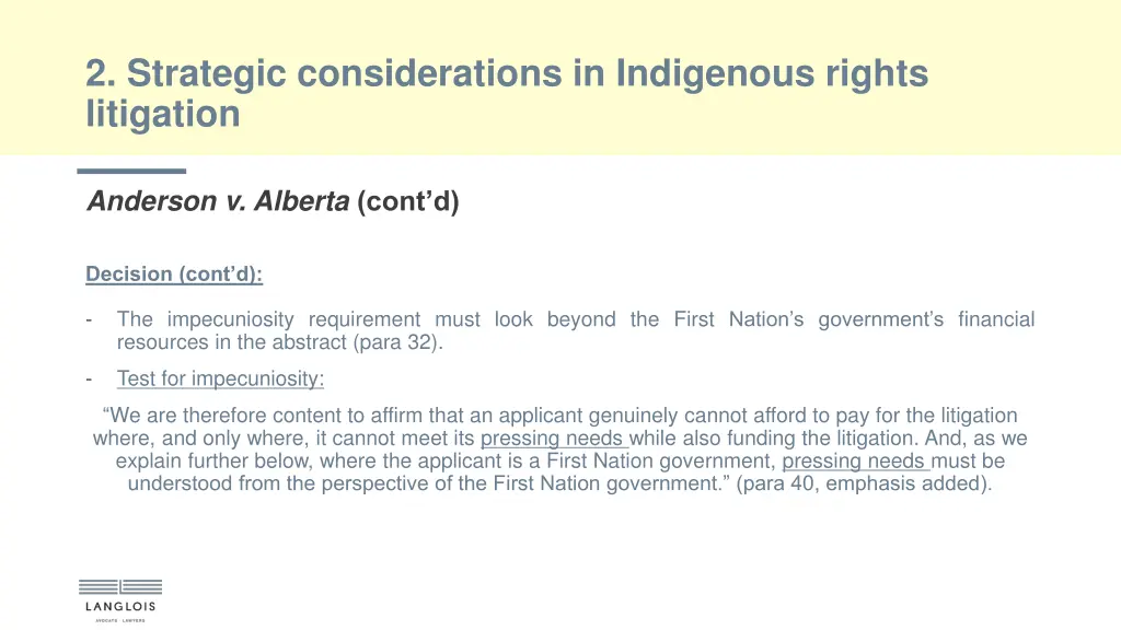 2 strategic considerations in indigenous rights 12