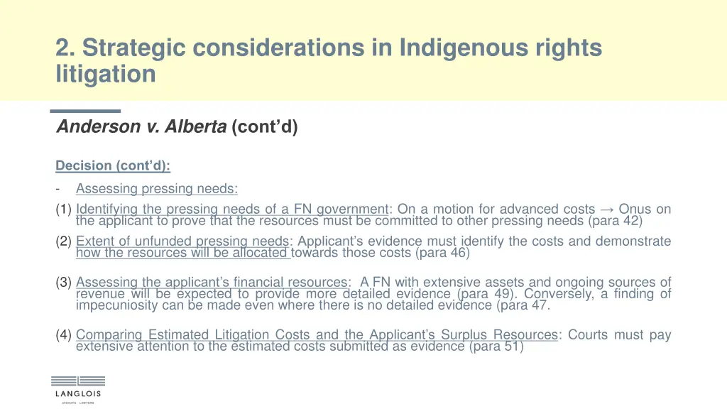 2 strategic considerations in indigenous rights 13